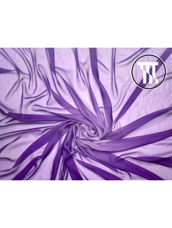 Шелк шифон градиент, цв. Светло-пурпурный + Темно-пурпурный
