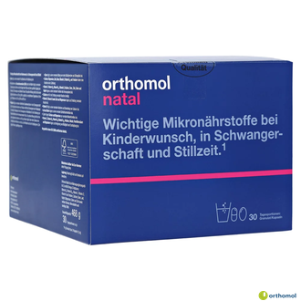 Витамины Orthomol Natal / Ортомол Натал 30 дней (порошок/капсулы)