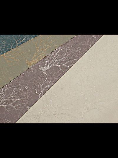 Штора с рисунком деревьев