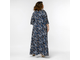 Платье летнее длинное Артикул 248412 (Цвет темно-синий) Размеры 50-82