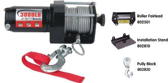 Лебедка для квадроцикла Master Winch PM3000 с металлическим тросом