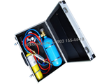 Сварочный пост в чемодане кислород и МАПП газ, 2 л., укомплектован газовыми редукторами, в чемодане.