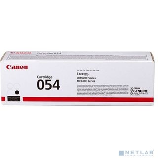 Canon Cartridge 054 BK 3024C002 Тонер-картридж для Canon MF645Cx/MF643Cdw/MF641Cw, LBP621/623 (1500 стр.) чёрный (GR)