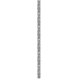 Цепочка Лисий хвост собранный из серебра 925 пробы на заказ