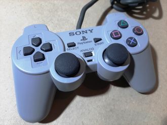 №019 Оригинальный SONY Контроллер для PlayStation 1 DualShock 1