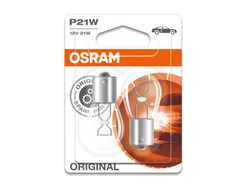 Лампа OSRAM 21W 12V BA15S 20X10 WP ком-т