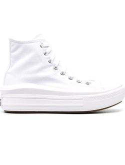Кеды Converse на платформе высокие белые