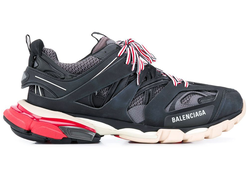 Кроссовки Balenciaga Track черные с красным