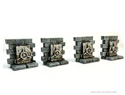 Dungeon door levers (PAINTED)