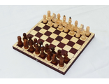 Шахматы обиходные парафинированные с темной доской (290 х 145 х 38)