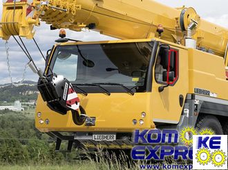 Стекло двери опускное для автокрана Liebherr LTM 1070 1090 №0000000