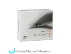 Квартальные контактные линзы Aquamax38 (4 линзы) в ЛинзаМаркет Ижевск