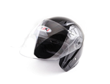 Шлем (открытый) Ataki OF512 Solid, черный(Размер XL)