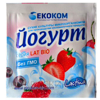 Купить болгарскую закваску для йогурта Лактина Йогурт