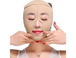 Компрессионная маска-бандаж для коррекции овала лица