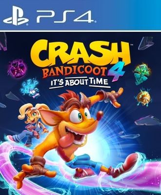 Crash Bandicoot 4: Это Вопрос Времени (цифр версия PS4) RUS 1-4 игрока