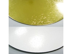 Подложка усиленная золото/жемчуг 24 см ( толщина 1,5 мм)
