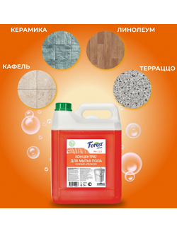 Forest clean концентрат для мытья пола Сочный апельсин 5 л