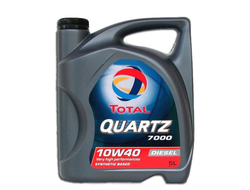 Масло моторное TOTAL QUARTZ Diesel 7000 10W40 полусинтетическое 5 л.