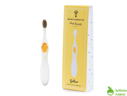 ДЕТСКАЯ ЗУБНАЯ КИСТЬ MONTCAROTTE YELLOW KIDS TOOTHBRUSH