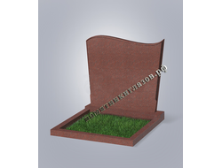 Гранит красный - семейный №16 900х1000х70мм