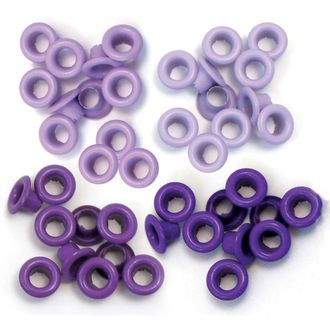 Люверсы набор фиолетовый