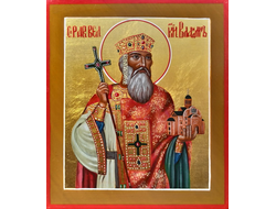 Владимир, святой равноапостольный великий князь. Рукописная икона.