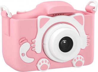 Детский цифровой фотоаппарат GSMIN Fun Camera Kitty со встроенной памятью и играми