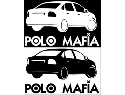 Наклейка Polo mafia