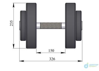 Гантель профессиональная 30 кг