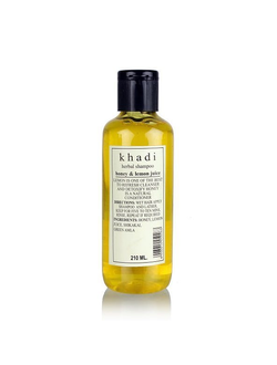 Натуральный шампунь для волос с Мёдом и Лимоном. Honey &amp; Lemon Juice, Khadi производство Khadi, 210 мл