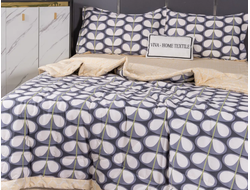 Комплект постельного белья 1.5 спальное или Евро сатин с одеялом покрывалом рисунок Очки авиатор OB095