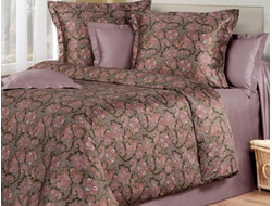 Полутораспальный комплект постельного белья мако-сатин пудрового цвета