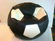 Кресло-мяч черно-белый, Ø100 см, экокожа