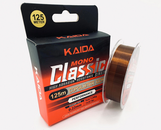 Леска KAIDA Classic Mono 125м 0,18