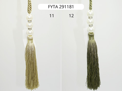 Арт. FYTA 291181. Кисть-подвязка для штор с бусинками, 60 см