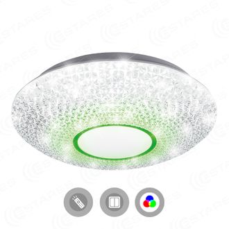 Управляемый светодиодный светильник  AKRILIKA  RGB 36W R-410-CLEAR/WHITE-220-IP20