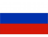 Флаг России. 70*125 см. с древком.