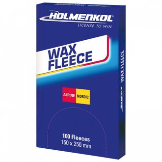 Салфетки для нанесения мази Holmenkol Wax Fleece 100 шт 20620