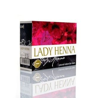 Краска для волос на основе хны Lady Henna «Чёрная», 60 гр