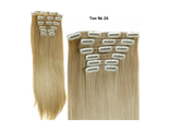 Волосы HIVISION Collection искусственные на заколках 50-55 см (8 прядей) № 26