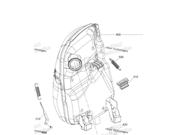 Выхлопная система оригинал BRP 514055326 514055129 для BRP LYNX/Ski-Doo (Muffler Ass'y )