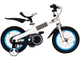Детский велосипед Royal Baby Buttons Steel 18" белый с синим