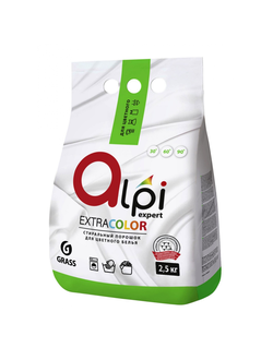 Порошок стиральный Grass Alpi Expert для белого белья, 2,5кг