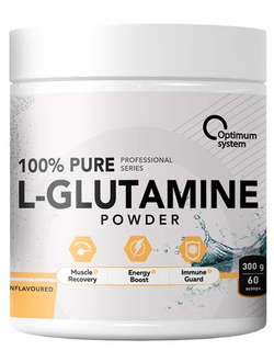 OPTIMUM SYSTEM L-GLUTAMINE (300 гр)