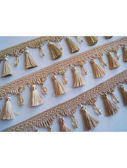 Популярные цвета бахромы для пошива красивых штор