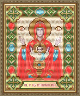 Неупиваемая Чаша Образ Пресвятой Богородицы AT-5014 (алмазная мозаика) mi