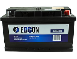 Аккумулятор Edcon для Форд Куга 2 80 А.Ч. 740 А 315-175-175 -+