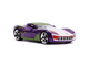 Набор Hollywood Rides Машинка с Фигуркой 2.75&quot; 1:24 2009 Chevy Corvette Stingray Concept with Joker