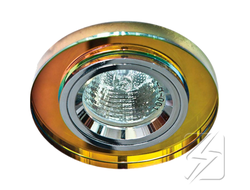 Светильник JCDR G5.3 стекло 8060 круглый мульти-5